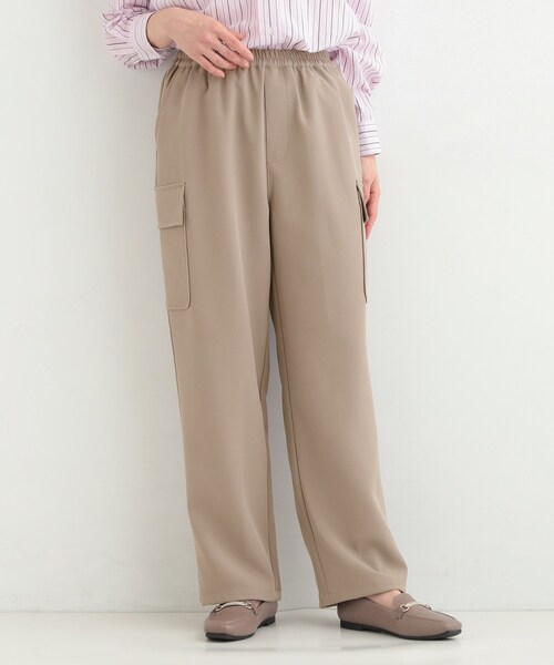 SHOO・LA・RUE（シューラルー）の「【洗濯機可/S-LL/2WAY】こなれたカジュアルスタイルに イージーカーゴパンツ（その他パンツ・レディース・ブラウン系/ブラック・04/03/02/01）」の10枚目の写真