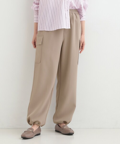 SHOO・LA・RUE（シューラルー）の「【洗濯機可/S-LL/2WAY】こなれたカジュアルスタイルに イージーカーゴパンツ（その他パンツ・レディース・ブラウン系/ブラック・04/03/02/01）」の12枚目の写真