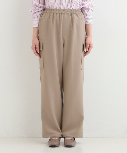 SHOO・LA・RUE（シューラルー）の「【洗濯機可/S-LL/2WAY】こなれたカジュアルスタイルに イージーカーゴパンツ（その他パンツ・レディース・ブラウン系/ブラック・04/03/02/01）」の17枚目の写真