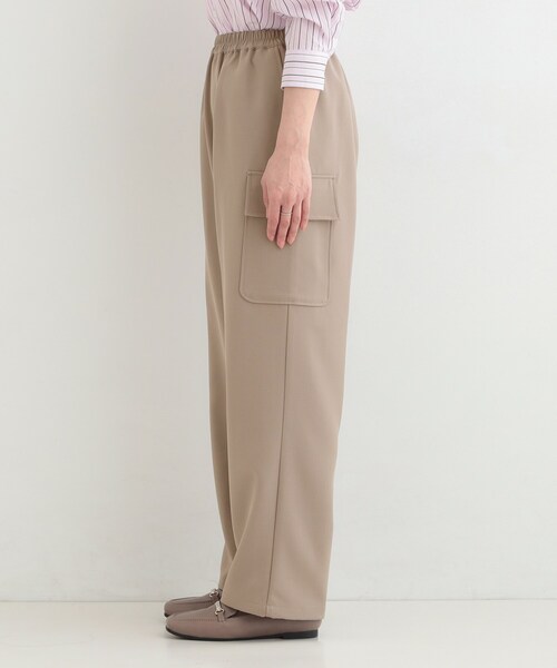 SHOO・LA・RUE（シューラルー）の「【洗濯機可/S-LL/2WAY】こなれたカジュアルスタイルに イージーカーゴパンツ（その他パンツ・レディース・ブラウン系/ブラック・04/03/02/01）」の18枚目の写真