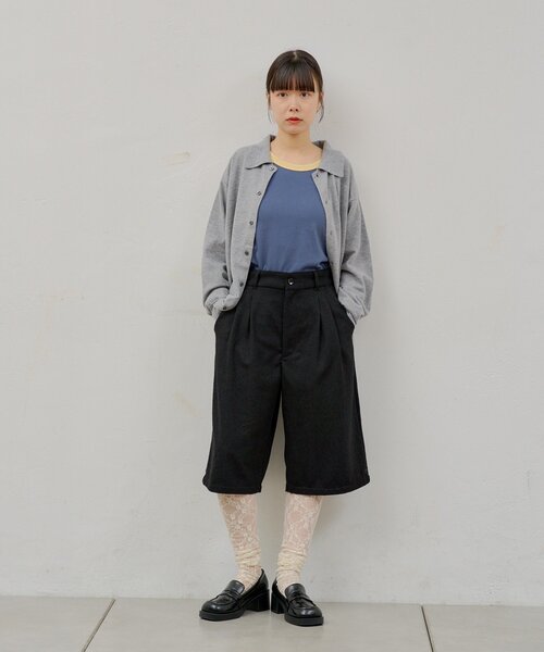 WHIMSIC（ウィムジック）の「【WHIMSIC/2サイズ展開】リンガータンクトップ（タンクトップ・レディース・ブルー/グレー/オフホワイト/ネイビー・2/1）」の5枚目の写真