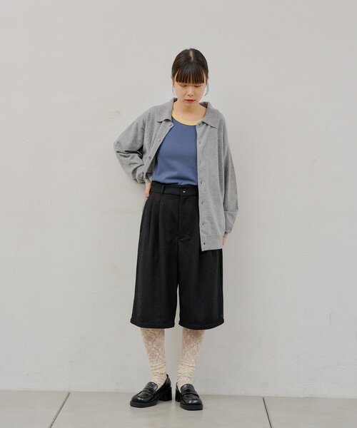 WHIMSIC（ウィムジック）の「【WHIMSIC/2サイズ展開】リンガータンクトップ（タンクトップ・レディース・ブルー/グレー/オフホワイト/ネイビー・2/1）」の6枚目の写真