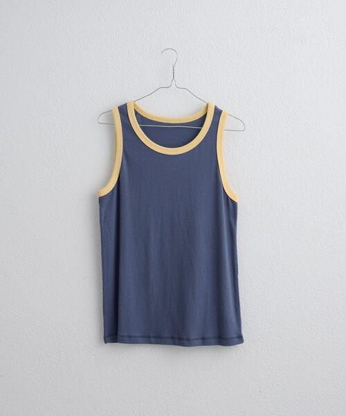 WHIMSIC（ウィムジック）の「【WHIMSIC/2サイズ展開】リンガータンクトップ（タンクトップ・レディース・ブルー/グレー/オフホワイト/ネイビー・2/1）」の7枚目の写真
