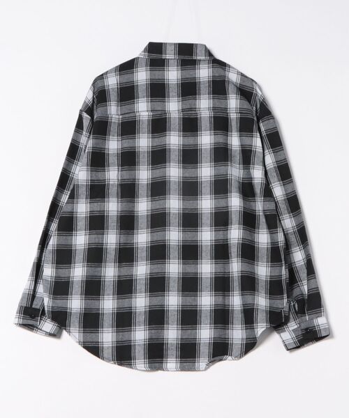 B.I.D.(ビーアイディー)の「《Bz》ルーズシルエットネルチェック長袖シャツ/ネルシャツ(NEZ)(シャツ/ブラウス・メンズ・イエロー/ブラック・FREE)」の5枚目の写真