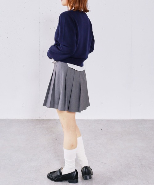 archives(アルシーヴ)の「ベルト付きプリーツミニSK(スカート・レディース・ブラック/グレー/ベージュ・MEDIUM)」の13枚目の写真