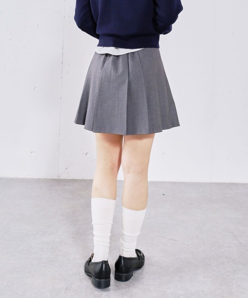 archives(アルシーヴ)の「ベルト付きプリーツミニSK(スカート・レディース・ブラック/グレー/ベージュ・MEDIUM)」の16枚目の写真