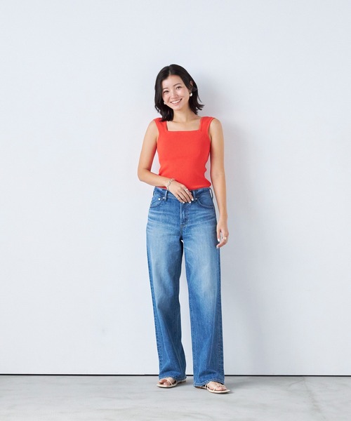 YANUK(ヤヌーク)の「ストレート "GINA"(デニムパンツ・レディース・ブルー・27inch/26inch/25inch/24inch/23inch/22inch/21inch)」の2枚目の写真