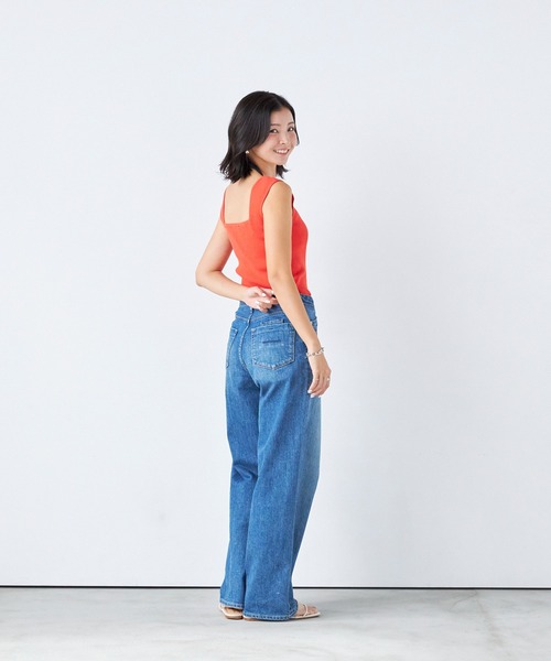 YANUK(ヤヌーク)の「ストレート "GINA"(デニムパンツ・レディース・ブルー・27inch/26inch/25inch/24inch/23inch/22inch/21inch)」の3枚目の写真