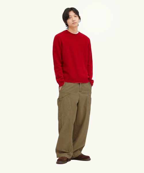 INTEMPOMOOD(インテンポムード)の「バンプウォッシュドカーゴパンツ_デザート(その他パンツ・レディース・ブラウン・MEDIUM/LARGE/X-LARGE)」の4枚目の写真
