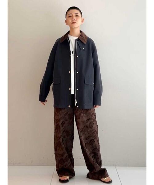 DRESSTERIOR（ドレステリア）の「【ウォッシャブル】スプリング ハンティングジャケット（ブルゾン・レディース・ナチュラル/ネイビー・36/34/38）」の16枚目の写真