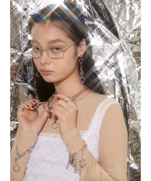 Soierie(ソワリー)の「オール イン キーリング イヤリング / All in keyring earring(イヤリング・レディース・シルバー系・FREE)」の5枚目の写真