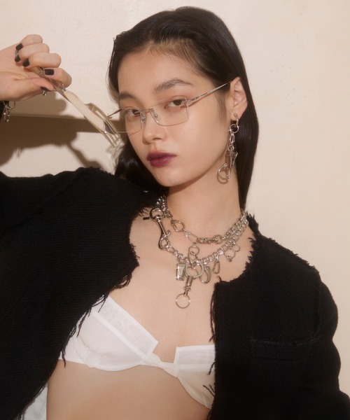 Soierie(ソワリー)の「オール イン キーリング イヤリング / All in keyring earring(イヤリング・レディース・シルバー系・FREE)」の8枚目の写真