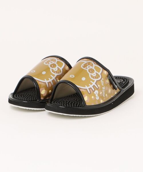 VIBGYOR(ヴィブジョー)の「【Sanrio】KTヒョウ柄 メンズ健康サンダル SA5016(MA)(サンダル・レディース・シルバー/ゴールド/ブラック・M/LL/L)」の3枚目の写真