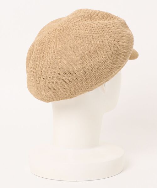 polcadot（ポルカドット）の「麦わらライクキャスケット（キャスケット・レディース・ベージュ/アイボリー/ブラック・FREE）」の4枚目の写真