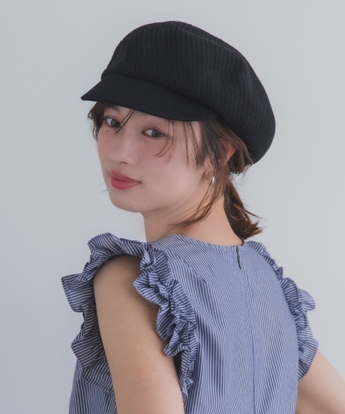 polcadot（ポルカドット）の「麦わらライクキャスケット（キャスケット・レディース・ベージュ/アイボリー/ブラック・FREE）」の20枚目の写真