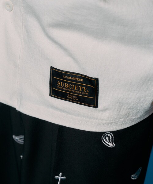 Subciety(サブサエティ)の「Jersey baseball shirt(シャツ/ブラウス・メンズ・ホワイト/アッシュ/ブラック・MEDIUM/X-LARGE/LARGE)」の20枚目の写真
