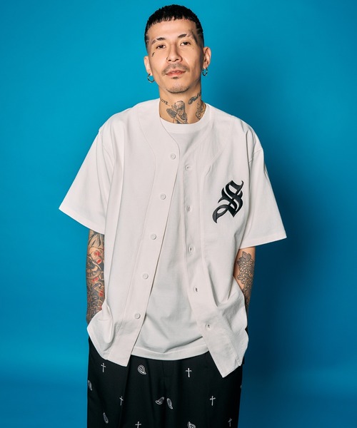 Jersey baseball shirt（シャツ/ブラウス）｜Subciety（サブサエティ