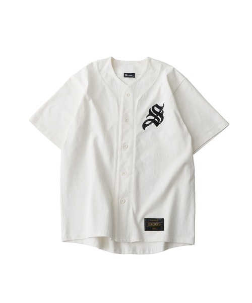 Subciety(サブサエティ)の「Jersey baseball shirt(シャツ/ブラウス・メンズ・ホワイト/アッシュ/ブラック・MEDIUM/X-LARGE/LARGE)」の4枚目の写真
