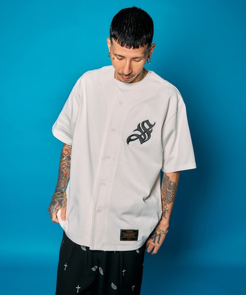 Subciety(サブサエティ)の「Jersey baseball shirt(シャツ/ブラウス・メンズ・ホワイト/アッシュ/ブラック・MEDIUM/X-LARGE/LARGE)」の7枚目の写真