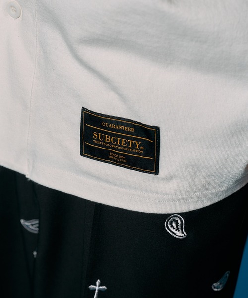 Subciety(サブサエティ)の「Jersey baseball shirt(シャツ/ブラウス・メンズ・ホワイト/アッシュ/ブラック・MEDIUM/X-LARGE/LARGE)」の10枚目の写真