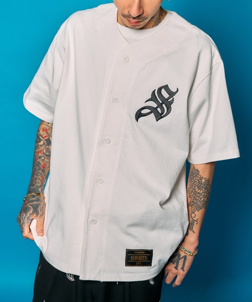 Subciety(サブサエティ)の「Jersey baseball shirt(シャツ/ブラウス・メンズ・ホワイト/アッシュ/ブラック・MEDIUM/X-LARGE/LARGE)」の8枚目の写真