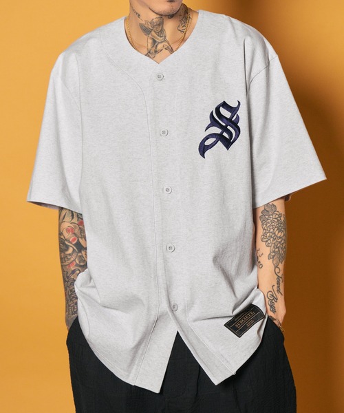 Subciety(サブサエティ)の「Jersey baseball shirt(シャツ/ブラウス・メンズ・ホワイト/アッシュ/ブラック・MEDIUM/X-LARGE/LARGE)」の16枚目の写真