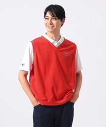 BEAMS GOLF（ビームスゴルフ）の「〈MEN〉ORANGE LABEL / スターロゴ 裏毛ベスト（吸水速乾・UVカット）（ベスト）」
