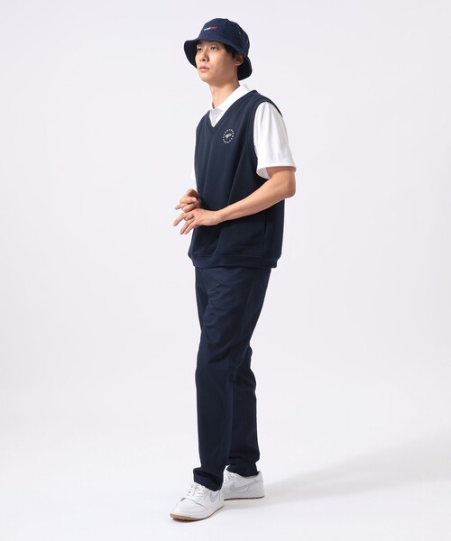 BEAMS GOLF(ビームスゴルフ)の「〈MEN〉ORANGE LABEL / スターロゴ 裏毛ベスト(吸水速乾・UVカット)(ベスト・メンズ・グレー/ネイビー/レッド・XL/L/M/S)」の8枚目の写真