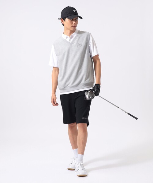 BEAMS GOLF(ビームスゴルフ)の「〈MEN〉ORANGE LABEL / スターロゴ 裏毛ベスト(吸水速乾・UVカット)(ベスト・メンズ・グレー/ネイビー/レッド・XL/L/M/S)」の11枚目の写真
