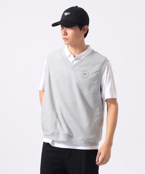 BEAMS GOLF(ビームスゴルフ)の「〈MEN〉ORANGE LABEL / スターロゴ 裏毛ベスト(吸水速乾・UVカット)(ベスト・メンズ・グレー/ネイビー/レッド・XL/L/M/S)」の12枚目の写真