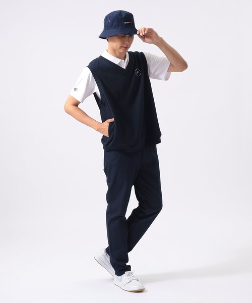 BEAMS GOLF（ビームスゴルフ）の「〈MEN〉ORANGE LABEL / スターロゴ 裏毛ベスト（吸水速乾・UVカット）（ベスト・メンズ・グレー/ネイビー/レッド・XL/L/M/S）」の13枚目の写真