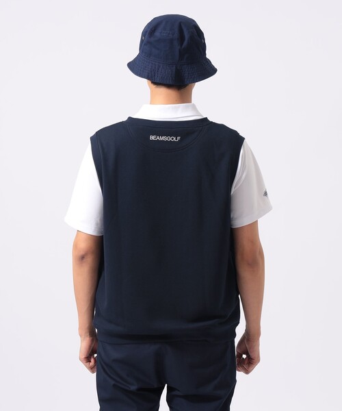 BEAMS GOLF（ビームスゴルフ）の「〈MEN〉ORANGE LABEL / スターロゴ 裏毛ベスト（吸水速乾・UVカット）（ベスト・メンズ・グレー/ネイビー/レッド・XL/L/M/S）」の16枚目の写真