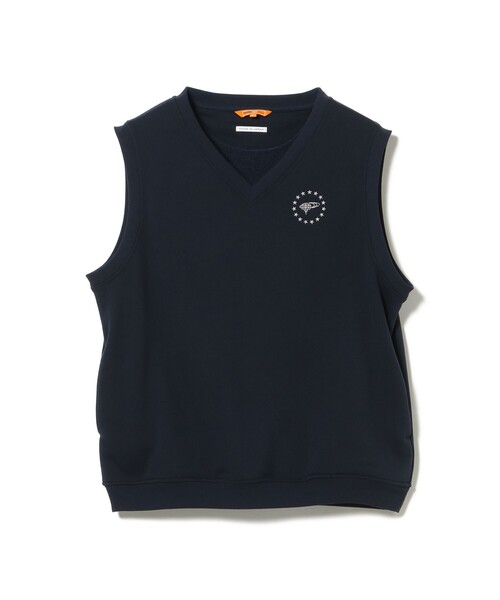 BEAMS GOLF（ビームスゴルフ）の「〈MEN〉ORANGE LABEL / スターロゴ 裏毛ベスト（吸水速乾・UVカット）（ベスト・メンズ・グレー/ネイビー/レッド・XL/L/M/S）」の4枚目の写真