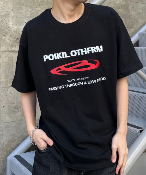 link lot(リンクロット)の「ピグメントヴィンテージライク ロゴTシャツ(Tシャツ/カットソー・メンズ・ブラック/グレー/ホワイト・M/L)」の3枚目の写真