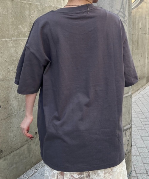 link lot(リンクロット)の「ピグメントヴィンテージライク ロゴTシャツ(Tシャツ/カットソー・メンズ・ブラック/グレー/ホワイト・M/L)」の19枚目の写真