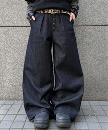 sedacle（セダクル）の「フロントタックリジットデニム２（デニムパンツ）」