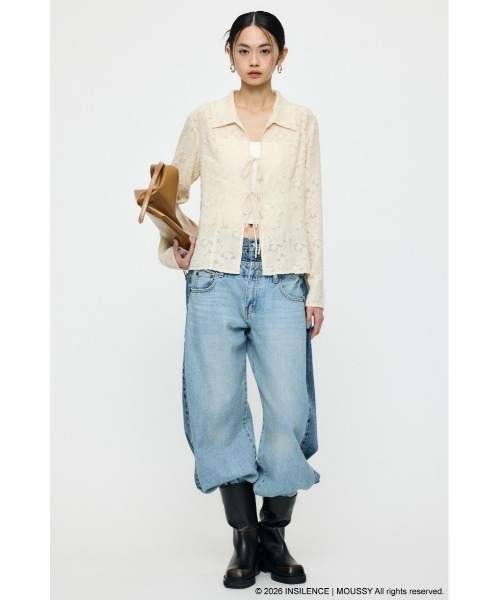 MOUSSY（マウジー）の「INSILENCE SQUARE TOE ブーツ（ブーツ・レディース・ダークブラウン・SMALL/MEDIUM/LARGE）」の12枚目の写真