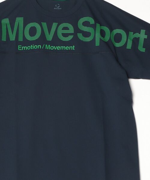 MoveSport（ムーブスポーツ）の「ムーブスポーツ  S.F.TECH半袖シャツ（シャツ/ブラウス・メンズ・ネイビー/グリーン/ホワイト・M/L/LL/3L）」の4枚目の写真