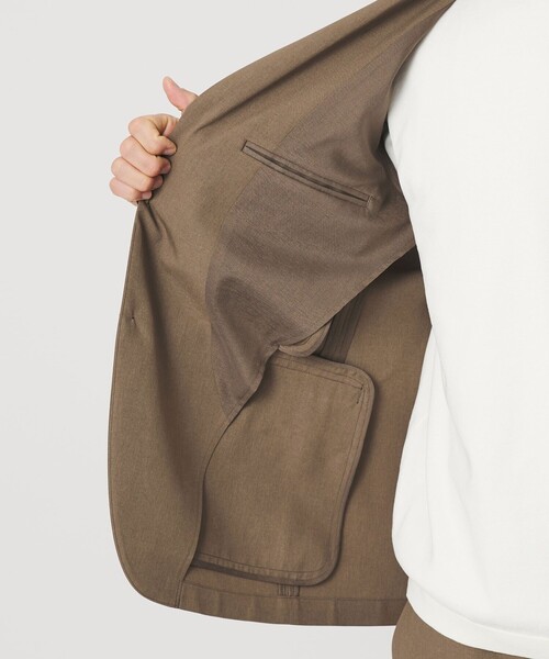 BEAUTY&YOUTH UNITED ARROWS（ビューティーアンドユースユナイテッドアローズ）の「東レ/TORAY ナノデザイン ２ボタン ジャケット ウォッシャブル セットアップ対応可能（テーラードジャケット・メンズ・ダークグレー/ベージュ/ロイヤルブルー・M/S/L/XL）」の13枚目の写真