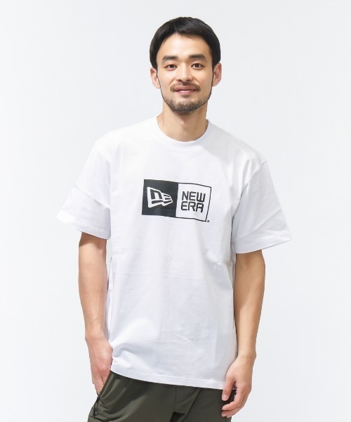 ニューエラ SS CT TEE BOX LOGO WHI 261（Tシャツ/カットソー）｜NEW