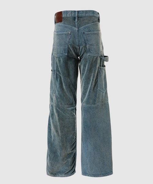 SUGARHILL（シュガーヒル）の「UNEVEN DYED DOUBLE KNEE PANTS（その他パンツ・メンズ・ブルー系その他・30/32）」の3枚目の写真