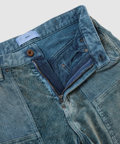 SUGARHILL（シュガーヒル）の「UNEVEN DYED DOUBLE KNEE PANTS（その他パンツ・メンズ・ブルー系その他・30/32）」の4枚目の写真