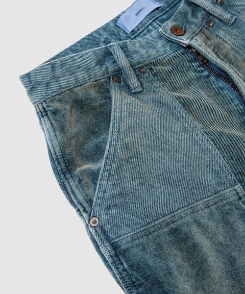 SUGARHILL（シュガーヒル）の「UNEVEN DYED DOUBLE KNEE PANTS（その他パンツ・メンズ・ブルー系その他・30/32）」の5枚目の写真