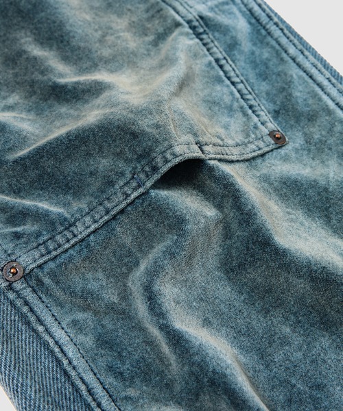 SUGARHILL（シュガーヒル）の「UNEVEN DYED DOUBLE KNEE PANTS（その他パンツ・メンズ・ブルー系その他・30/32）」の9枚目の写真