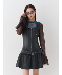 jouetie | デニムベアミニワンピース(ワンピース)