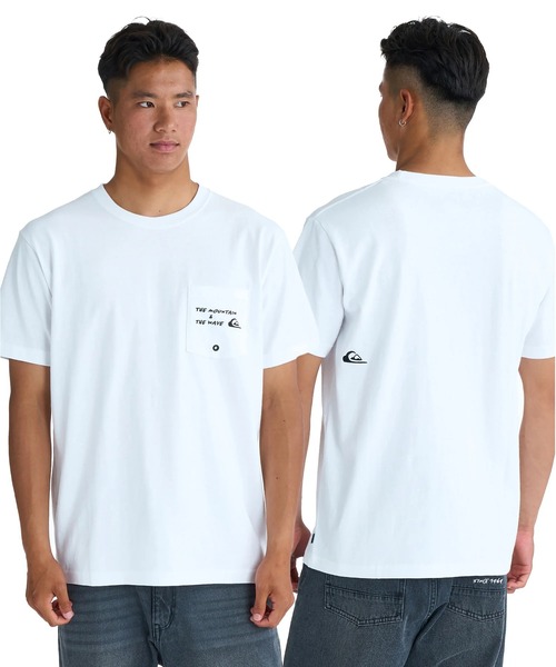 Quiksilver(クイックシルバー)の「QUIKSILVER メンズ PG MW POCKET ST Tシャツ 【2026年春夏モデル】/クイックシルバー半袖Tシャツ(Tシャツ/カットソー・メンズ・ブラック/ホワイト/ピンク/イエロー・X-LARGE/LARGE/MEDIUM)」の2枚目の写真