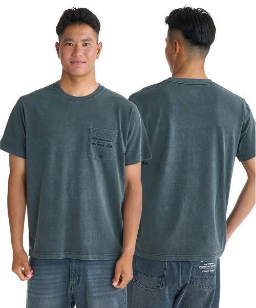 Quiksilver(クイックシルバー)の「QUIKSILVER メンズ PG MW POCKET ST Tシャツ 【2026年春夏モデル】/クイックシルバー半袖Tシャツ(Tシャツ/カットソー・メンズ・ブラック/ホワイト/ピンク/イエロー・X-LARGE/LARGE/MEDIUM)」の1枚目の写真