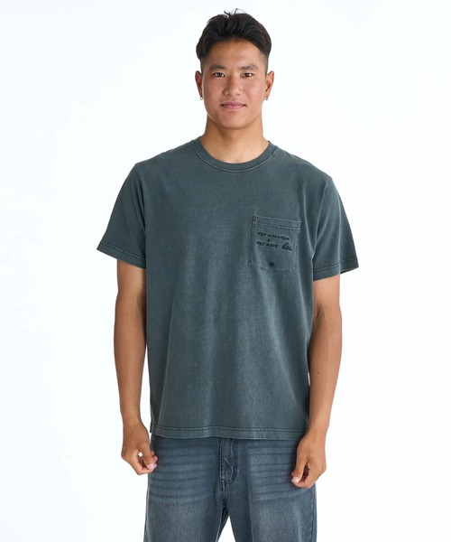 Quiksilver(クイックシルバー)の「QUIKSILVER メンズ PG MW POCKET ST Tシャツ 【2026年春夏モデル】/クイックシルバー半袖Tシャツ(Tシャツ/カットソー・メンズ・ブラック/ホワイト/ピンク/イエロー・X-LARGE/LARGE/MEDIUM)」の7枚目の写真