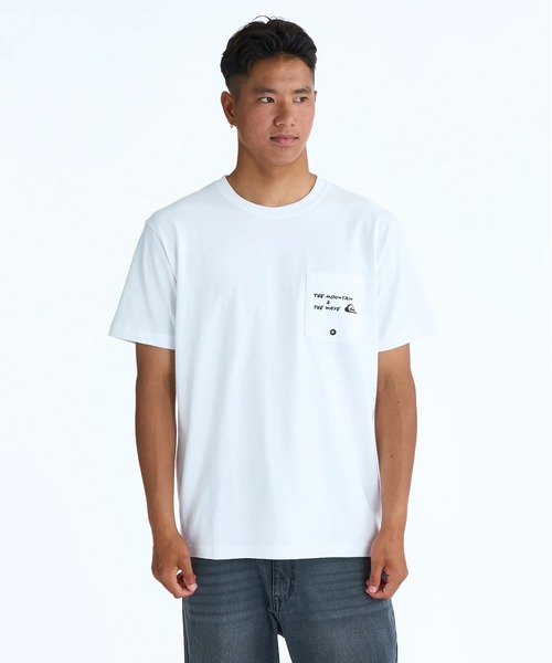 Quiksilver(クイックシルバー)の「QUIKSILVER メンズ PG MW POCKET ST Tシャツ 【2026年春夏モデル】/クイックシルバー半袖Tシャツ(Tシャツ/カットソー・メンズ・ブラック/ホワイト/ピンク/イエロー・X-LARGE/LARGE/MEDIUM)」の5枚目の写真