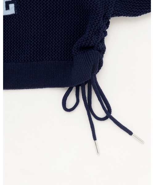 kate spade new york kids(ケイトスペードニューヨーク)の「ロゴメッシュニット&Tシャツセット(アンサンブル・キッズ・ライラック/ネイビー・160cm/150cm/140cm/130cm)」の7枚目の写真